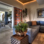 Modern Coastal Living Room Interior Design - Molino de Aqua - Puerto Vallarta, Mexico