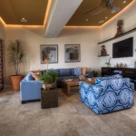Modern Coastal Living Room Interior Design - Molino de Aqua - Puerto Vallarta, Mexico