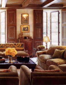 Spanish living room design