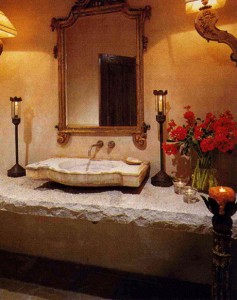 Tuscan Bathroom Design