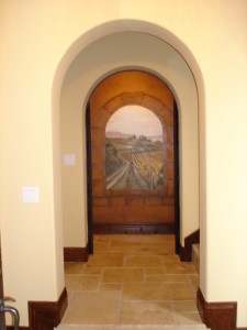 Spanish Wine Cellar Mural