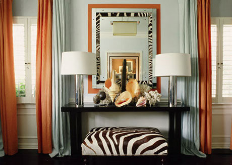 Turquoise And Orange Interior Design Color Palettes