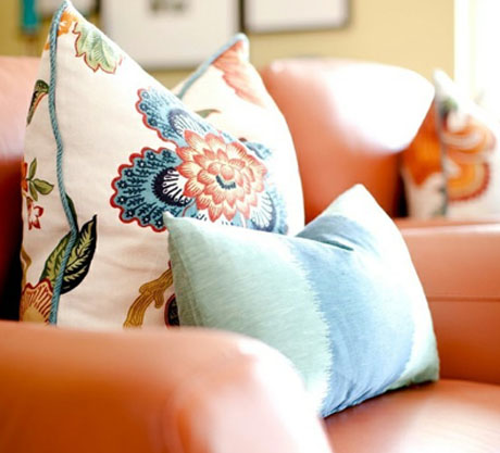 Orange-Turquoise-Chair-Pillow-Interior