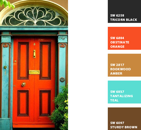 Orange-Turquoise-Door-Color-Palette