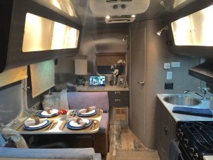 23' Airstream International CCD Bathroom, Dining and Kitchen Galley