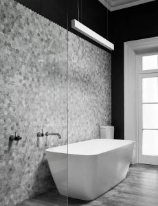 Hexagon Tile Bathroom Design