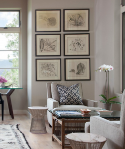 Artwork Grouping Orange County Interior Designers