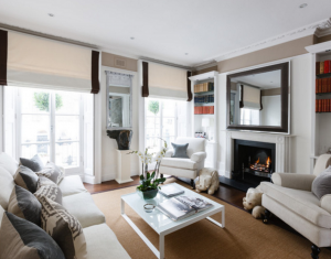 Roman Shades Orange County Interior Designers