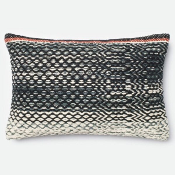 Black-White-Grey-Red-Kidney-Pillow