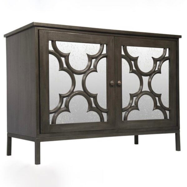 Basilica 2 Door Chest Pale Noir Furniture