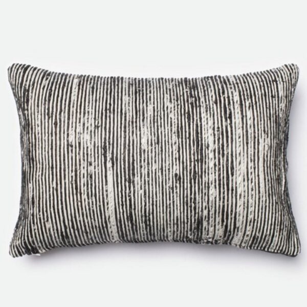 Black Silver Kidney Pillow