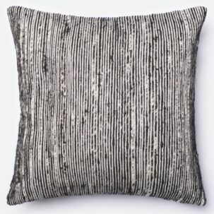 Black Silver Pillow