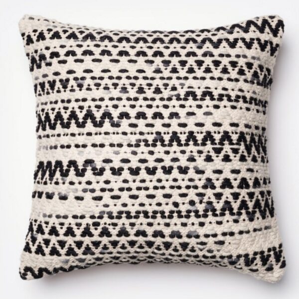 Black White Grey Pillow