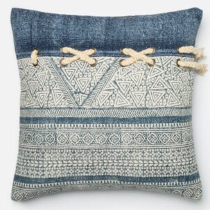 Blue White Pillow