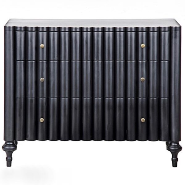 Givenchy Sideboard Black Front View Noir