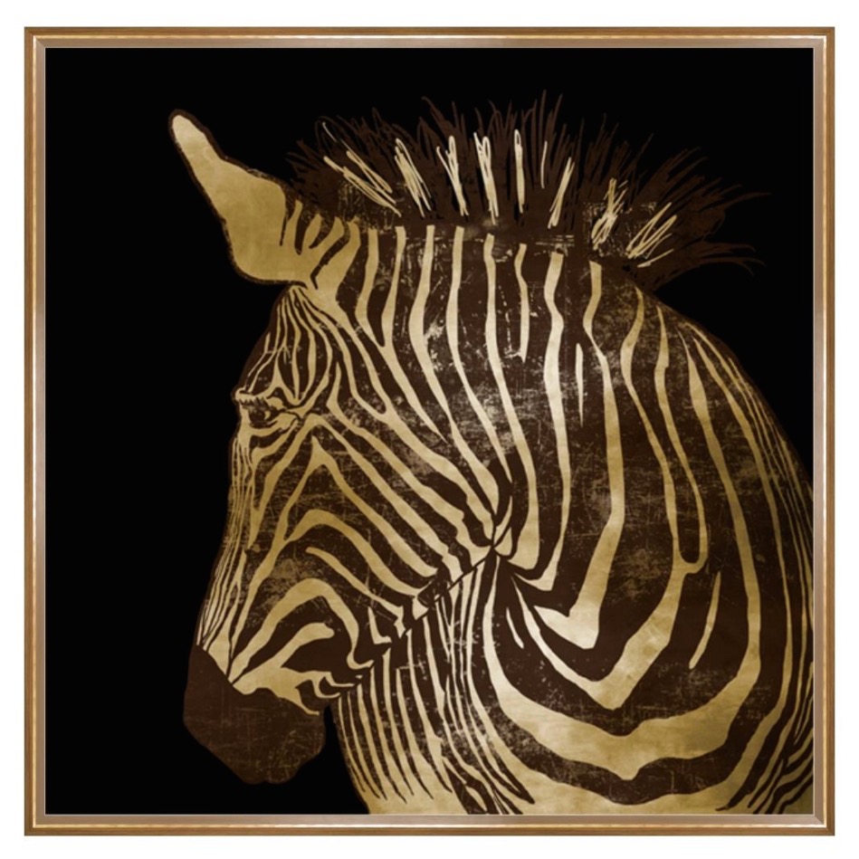 a golden zebra