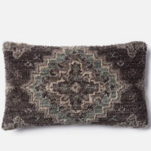 Grey Teal Kidney Pillow