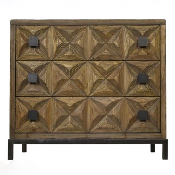 Jones 3 Drawer Sideboard Noir Furniture