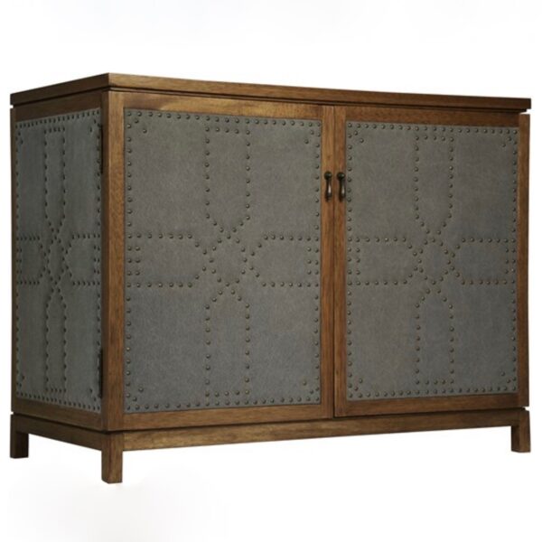 London Sideboard Walnut Fabric Noir Furniture