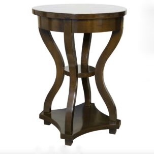 Roma Side Table Distressed Brown Noir