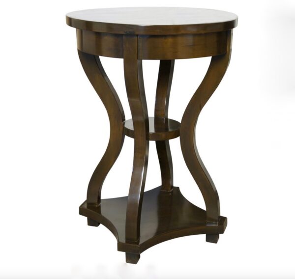 Roma Side Table Distressed Brown Noir