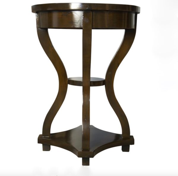 Roma Side Table Distressed Brown Noir