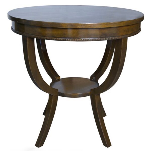 Scheffield Side Table Distressed Brown Noir Furniture