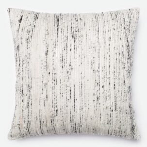 Silver White Pillow