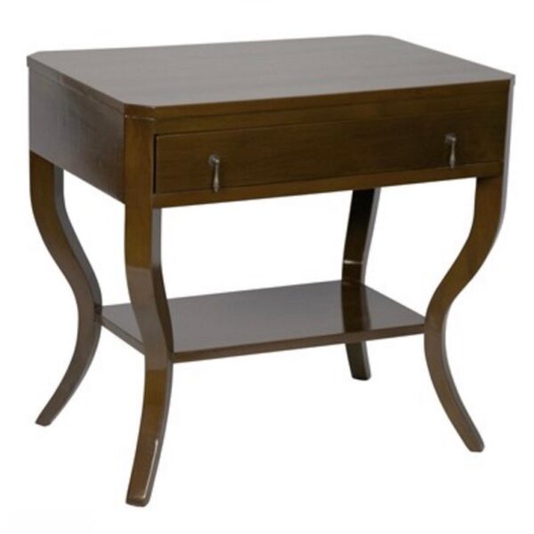 Weldon Side Table Brown Noir