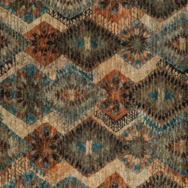 Xavier Tobacco Blue Rug Loloi XV-07