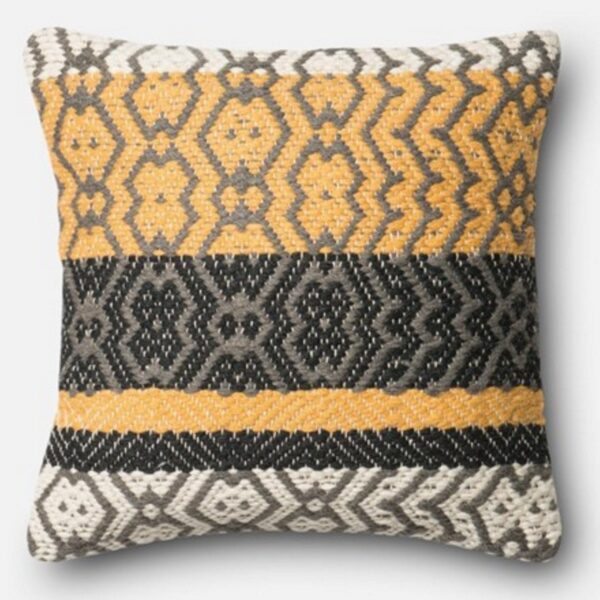 Yellow Grey Black Beige Pillow